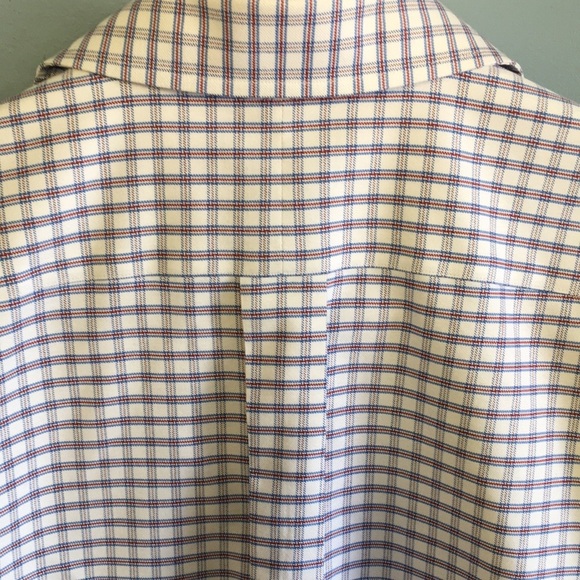 NWOT LL Bean Like New Plaid short Sleeve Button-down Shirt - Picture 5 of 7